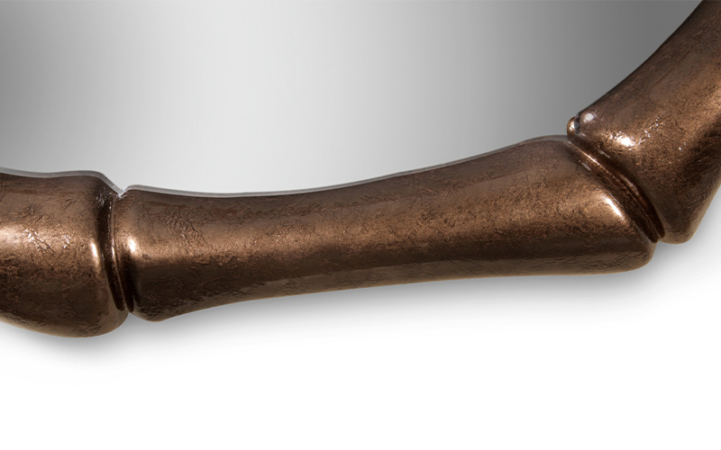 HAIKU | Copper Round Mirror by BRABBU